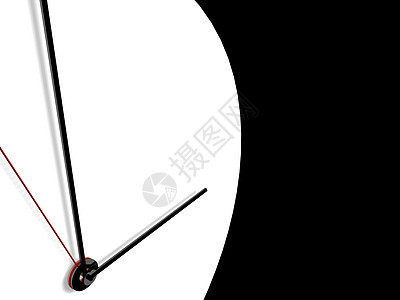 钟发条黑色工作指针时间空白新年小时钟表手表图片