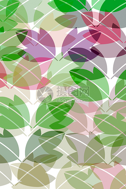 树叶样式邮票韵律插图植物烙印叶子森林季节图片