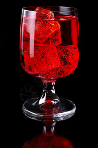杯加冰的红酒(C3)背景图片