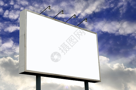 日落时的空白广告牌营销农村沥青展示坡度公告商业图片