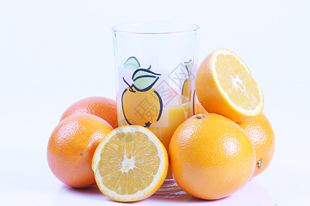 新鲜手挤橙汁 白的孤立无援小吃生活方式水果防腐剂榨汁机橘子果汁玻璃茶点营养图片