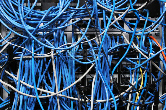 计算机网络电线全球数据网线开关通讯路由器图片