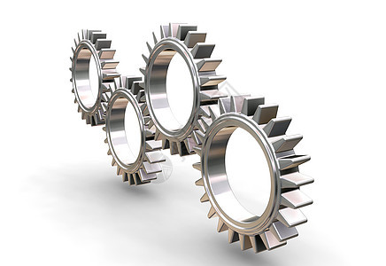 齿轮概念合金工业白色机械车轮机器插图轮子背景图片