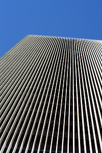 高层建筑高楼多样性建筑办公室生物公约公寓楼办公楼低角度蓝天背景图片