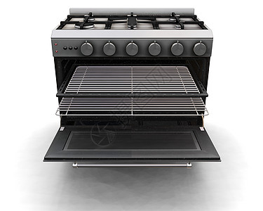 现代烤炉用具插图气体炊具厨房滚刀图片