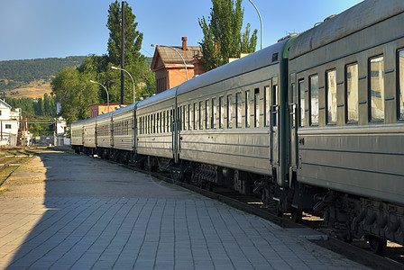 客车列车乘客通道天空引擎铁路技术速度机车货物平台图片