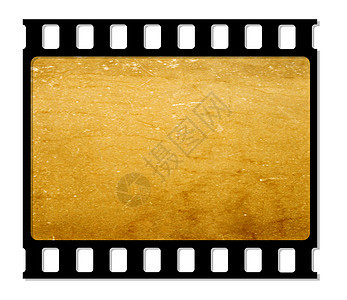 35毫米电影架屏幕空白数字插图动画片艺术卷轴边界框架电影背景图片