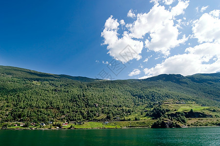 极地峡湾力量运河渠道陈词滥调蓝色风景海洋旅游卡片游客图片