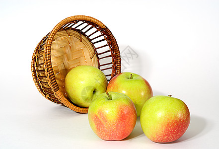 苹果和篮子水果食物季节性感恩营养蔬菜壁球宗教玉米背景图片