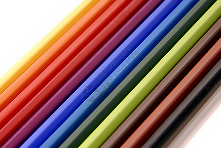 铅笔工作室绘画学校艺术草图艺术家白色彩虹教育线条图片