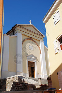 克罗地亚Vrar纪念馆大教堂旅游纪念碑拖轮建筑学地标教会建筑物中心背景图片