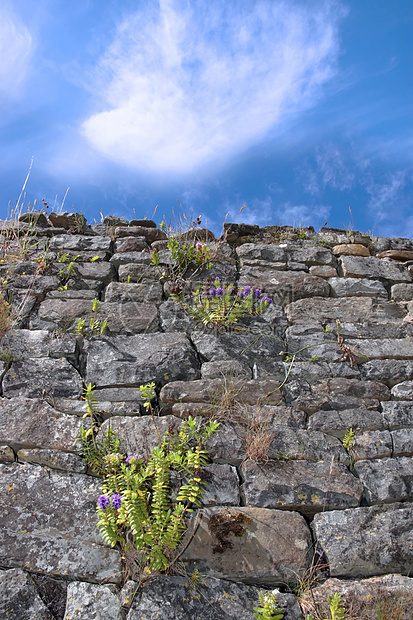 旧的爱尔兰城墙3图片