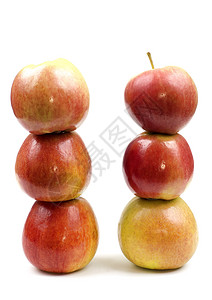 苹果红色水果黄色食物背景图片
