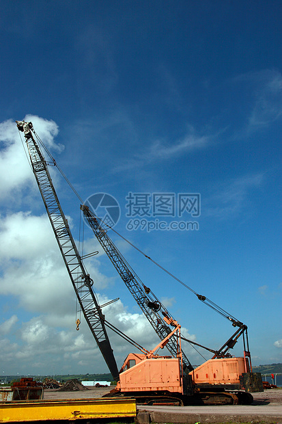 码头起重机交通港口天空职场货物血管工作制造业机器天际图片