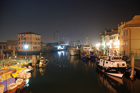 意大利Chioggia港航道图片