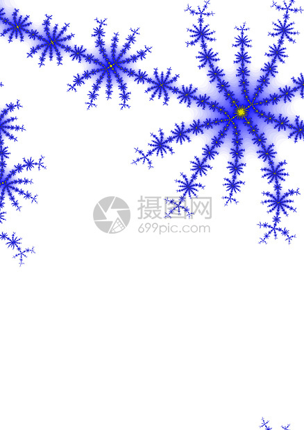 冰霜雪花团体降雪辉光图片