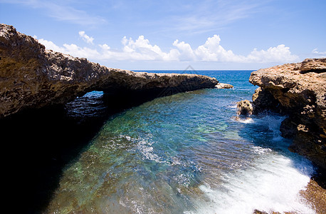 有天然桥的岩石海岸 有天然桥的岩石海岸入口图片