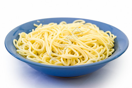 意大利面条午餐饮食盘子食物黄色图片