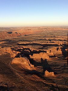 犹他州峡谷国家公园风景橙子台面峡谷天线沙漠岩石照片图片