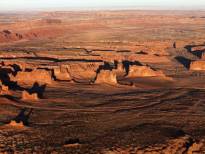 犹他州峡谷国家公园岩石橙子峡谷风景台面水平照片沙漠天线图片