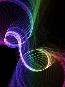 彩虹波艺术海浪插图彩虹外汇线条功能创造力亮度射线图片