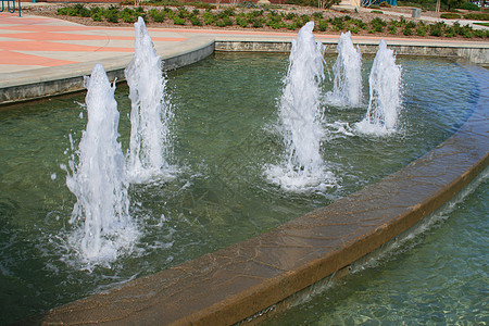 喷泉纪念碑飞溅池塘艺术市中心城市液体公园流动水池图片