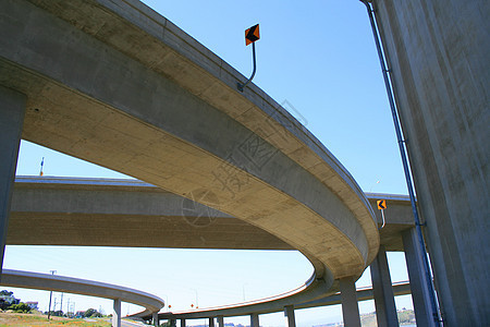 高速公路Ramps航程交通天空驾驶街道路线坡道一日游汽车假期图片