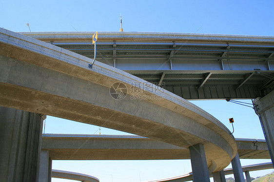 高速公路Ramps路线街道水泥树木汽车路面航程驾驶天气通道图片