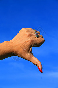 缩略图下标符号手指女性女孩拇指情感指甲信号美甲珠宝讲话图片