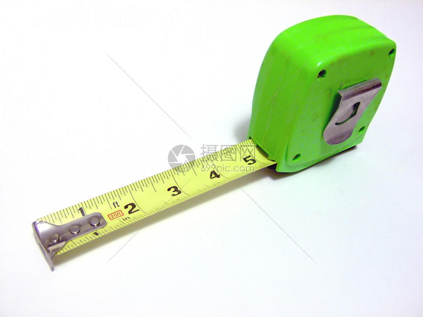 绿色计量磁带木头工具项目英尺宽度家装金属图片