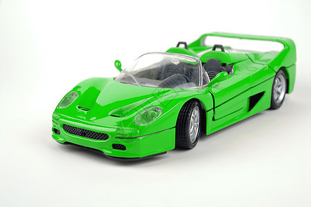 型号汽车  124玩具孩子运动金属绿色展示敞篷车驾驶白色游戏图片