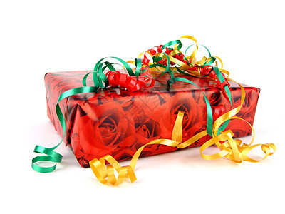 礼品丝带盒子玫瑰购物红色礼物展示受保护惊喜黄色图片