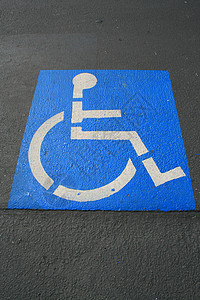 残疾人标志帮助轮椅警告街道车轮旅行路面椅子运输图片
