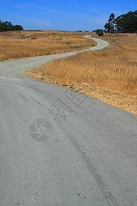 风风路交通水泥娱乐树木线条汽车农村蓝色天空路面图片