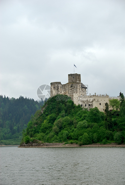 Niedzica 的城堡 波兰最受欢迎的旅游目的地之一建筑学文化帆船国家旅行博物馆历史城市明信片图片