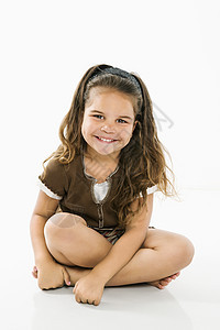 笑个屁的西班牙女孩微笑小姑娘童年孩子们女性工作室青年图片