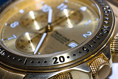 观察监视圆圈金子质量数字珠宝小时齿轮圆形手表奢华图片