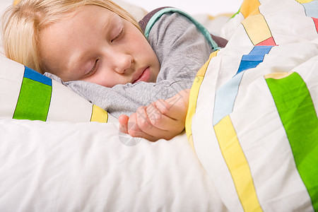 可爱的睡眠儿童卧室就寝孩子福利睡衣护理身体女孩时间梦幻图片