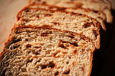 切片面包纤维粮食小麦宏观饮食食物背景图片
