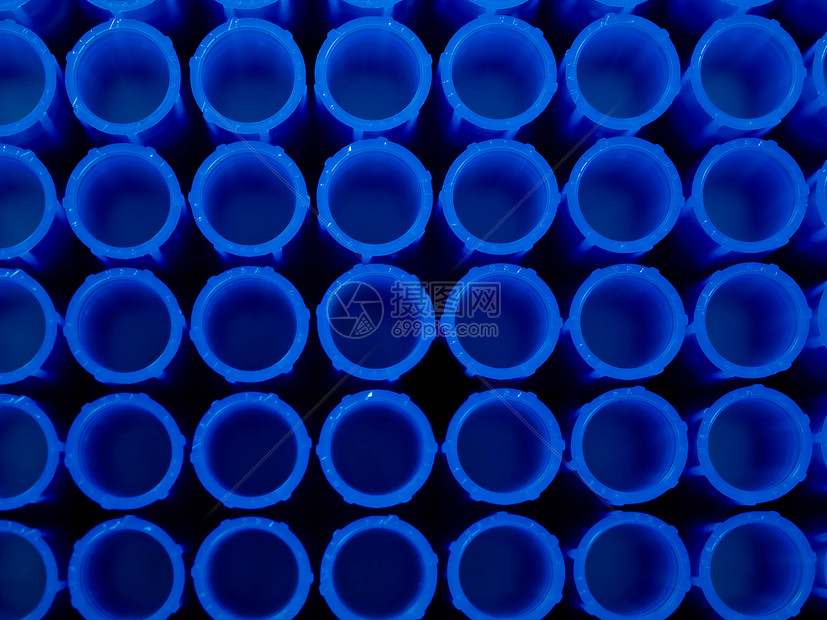 蓝色实验室烟管塑料小提板图片
