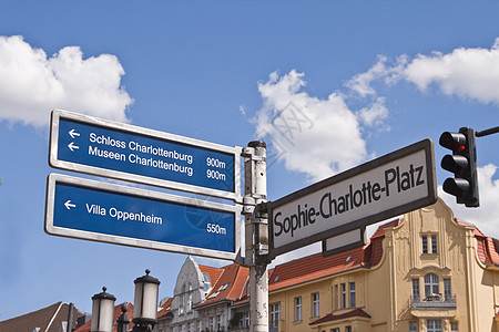 柏林街道和旅游指数(街口和旅游指标)图片