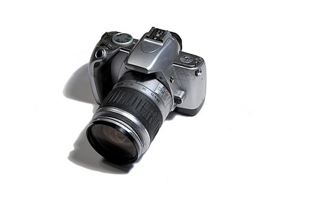 SLR 摄影相机镜片单反黑色背景图片