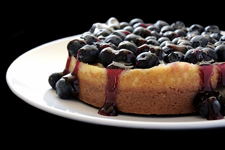 蓝莓芝士蛋糕浆果甜点蛋糕水果图片