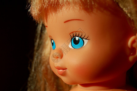 宝贝娃娃游戏戏服婴儿轨枕微笑头发展示玩具模型木偶图片