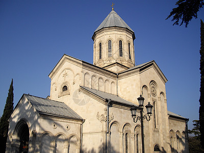 Koshueti大教堂教会历史建筑学圆顶宗教文化建筑石头纪念碑城市图片