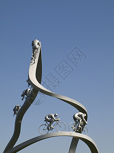 分类学士娱乐地标竞争天空蓝色锻炼竞赛雕塑自行车团队图片
