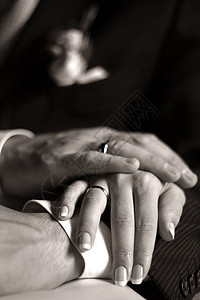 新婚夫妇婚礼女性夫妻男人恋人新娘戒指日落女士金子图片