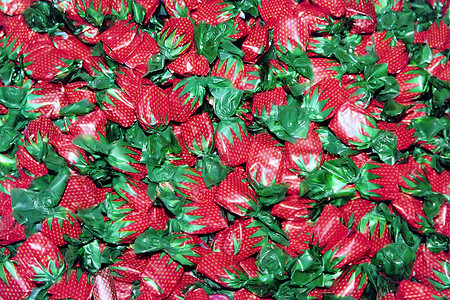 圣诞糖果绿色小吃店铺白色红色背景图片