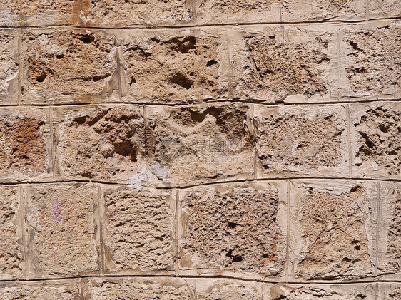 旧石墙石匠古董建筑韧性水泥建筑学材料棕色石头力量图片