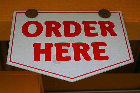 在此排序 签名命令餐厅店铺咖啡店红色注意力字母图片